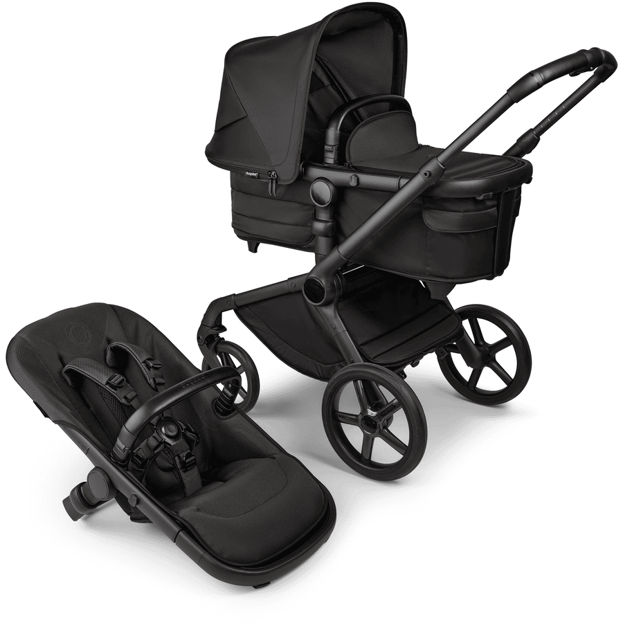 bugaboo Kombikinderwagen Fox 5 complete Noir Limited Edition BLACK MOONLIGHT