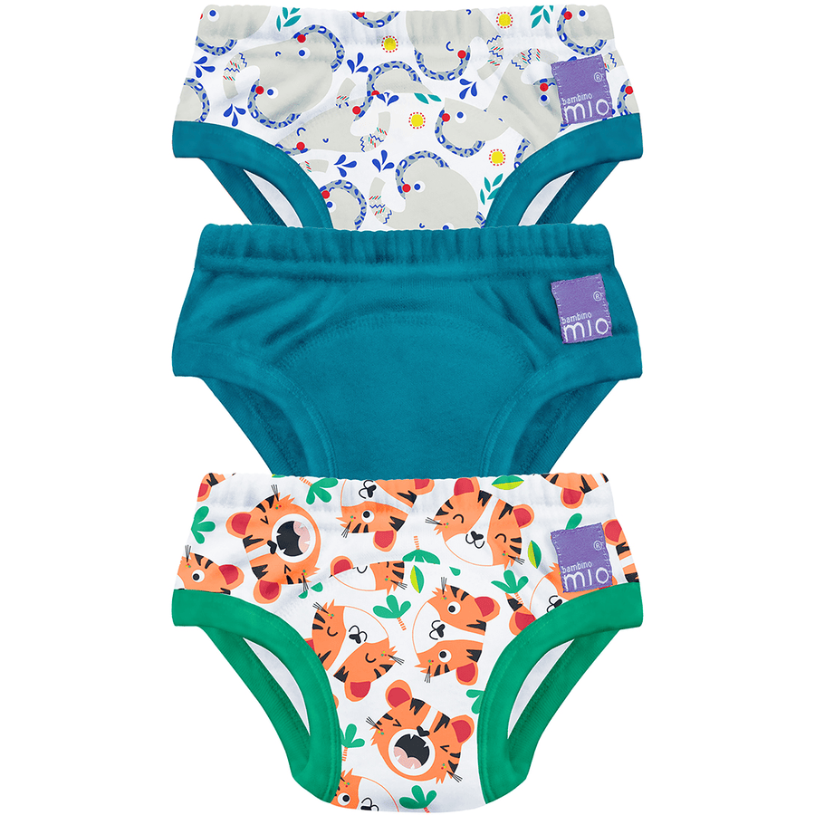 Bambino Mio Potty Training Pants, Safari Party, set van pinkorblue.nl