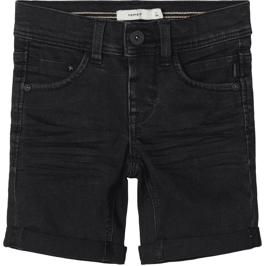 name it Short enfant NMMSOFUS Black Denim 