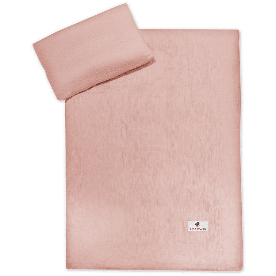JULIUS ZÖLLNER ropa de cama Terra dusty rosa 100 x 135 cm