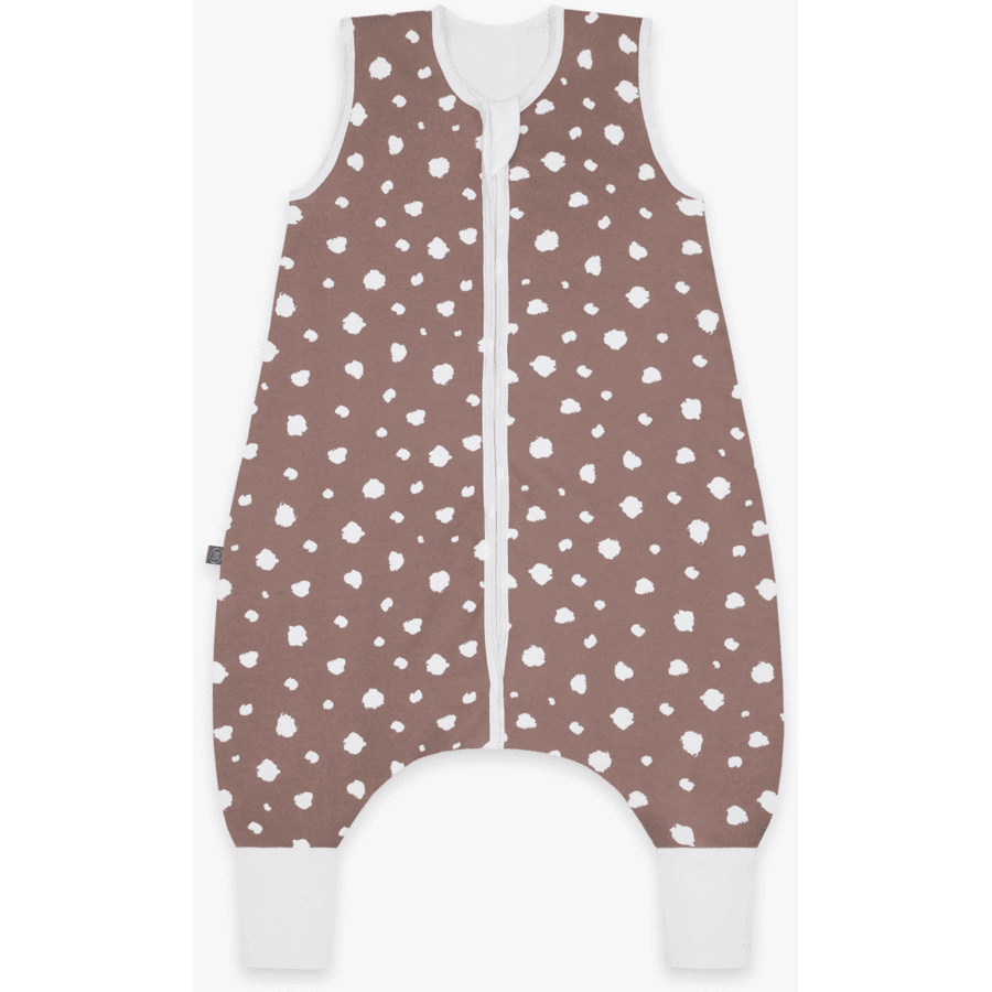 emma & noah Schlafsack mit Füßen Punkte Berry babymarkt.de