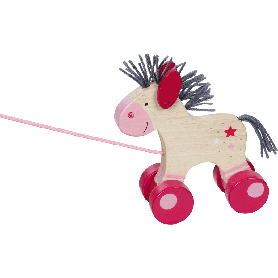Belang Sturen Top goki Het trekken van speelgoed paard Lillie | pinkorblue.be