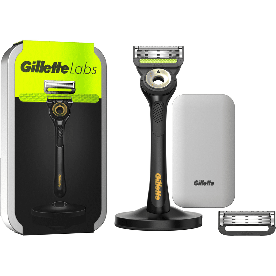 Gillette Labs Shaver med 2 blad och resväska