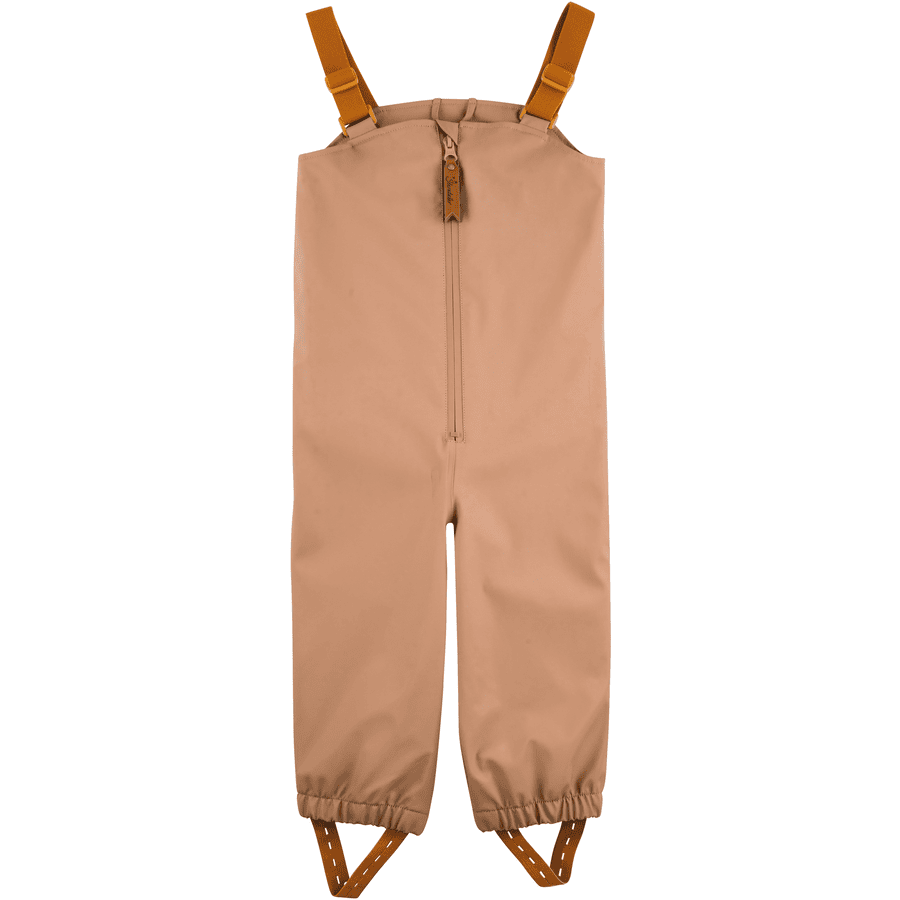 Sterntaler Pantalon de pluie non doublé uni brun argile