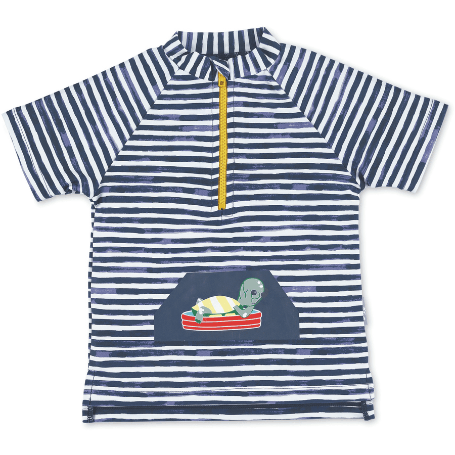 Sterntaler Plavkové tričko s krátkým rukávem S child toad marine 