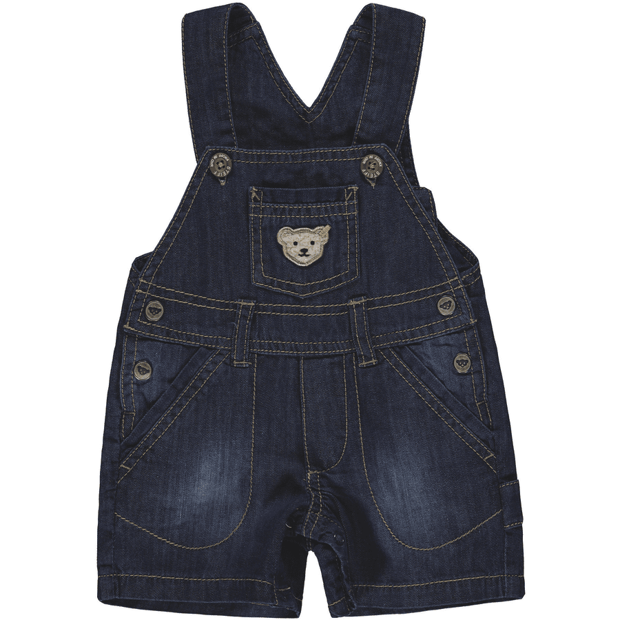Steiff Boys Latzbermudas, denim 