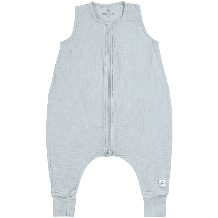 LÄSSIG Combinaison pyjama enfant mousseline de coton bleu clair