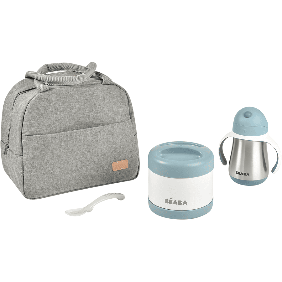 BEABA® Mahlzeit-Taschen Set On-the-go - windisches blau