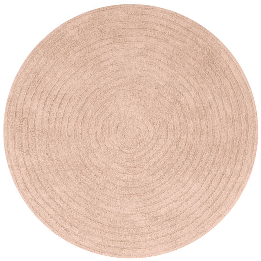 Tapis Petit Barnmatta Robin Soft Pink Ø 110 cm