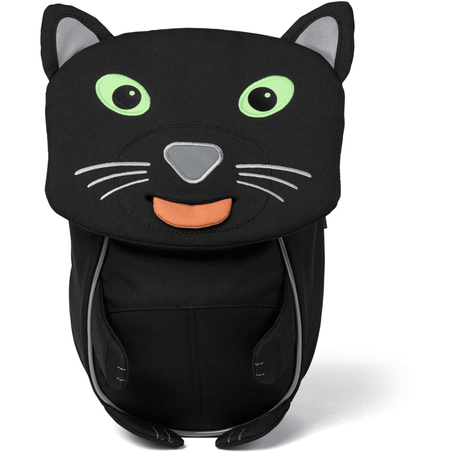 Affenzahn Kleine Freunde - Kinderrucksack: Panther, schwarz