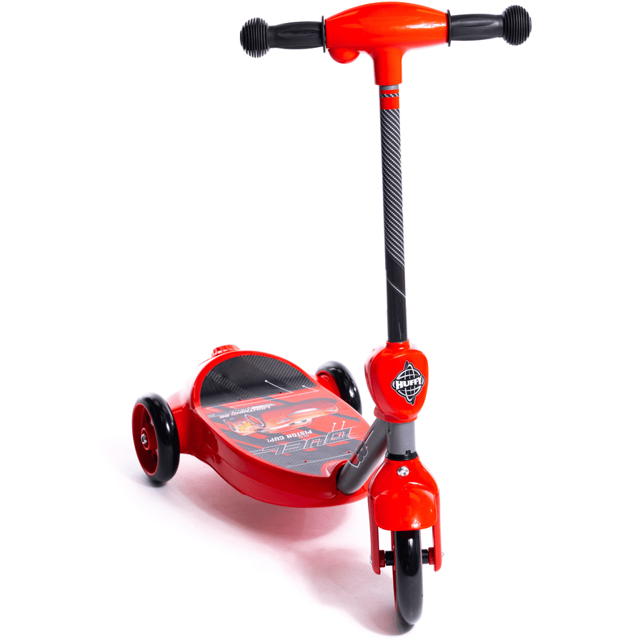 Huffy Trottinette électrique enfant 3 roues Disney Cars Bubble rouge