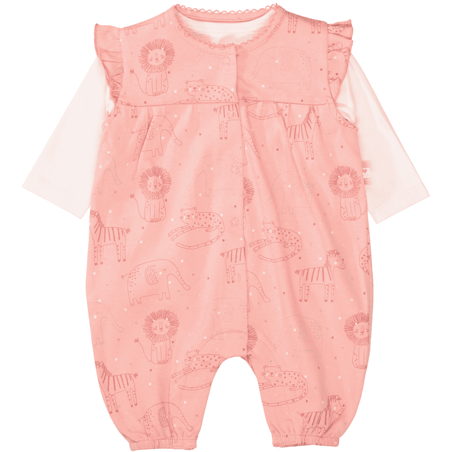 Staccato  Romper+skjorte peach mønstret