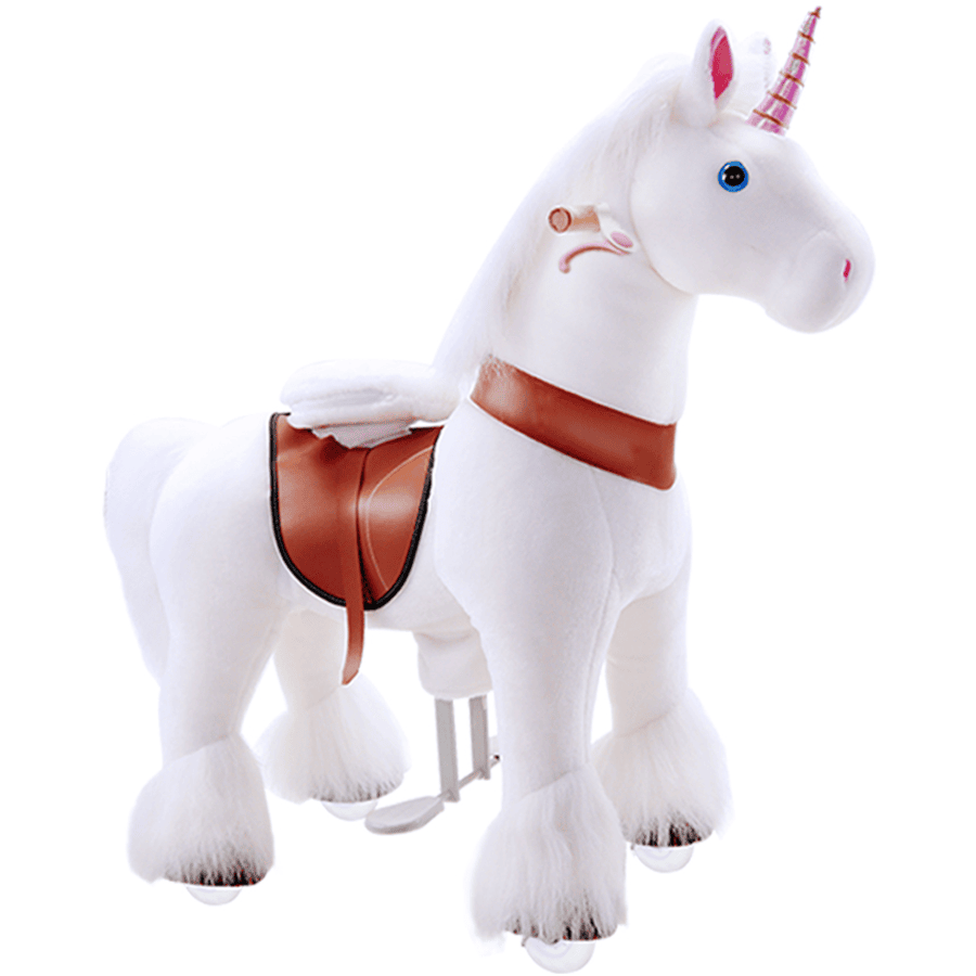 PonyCycle ® Unicorno bianco con freno - grande