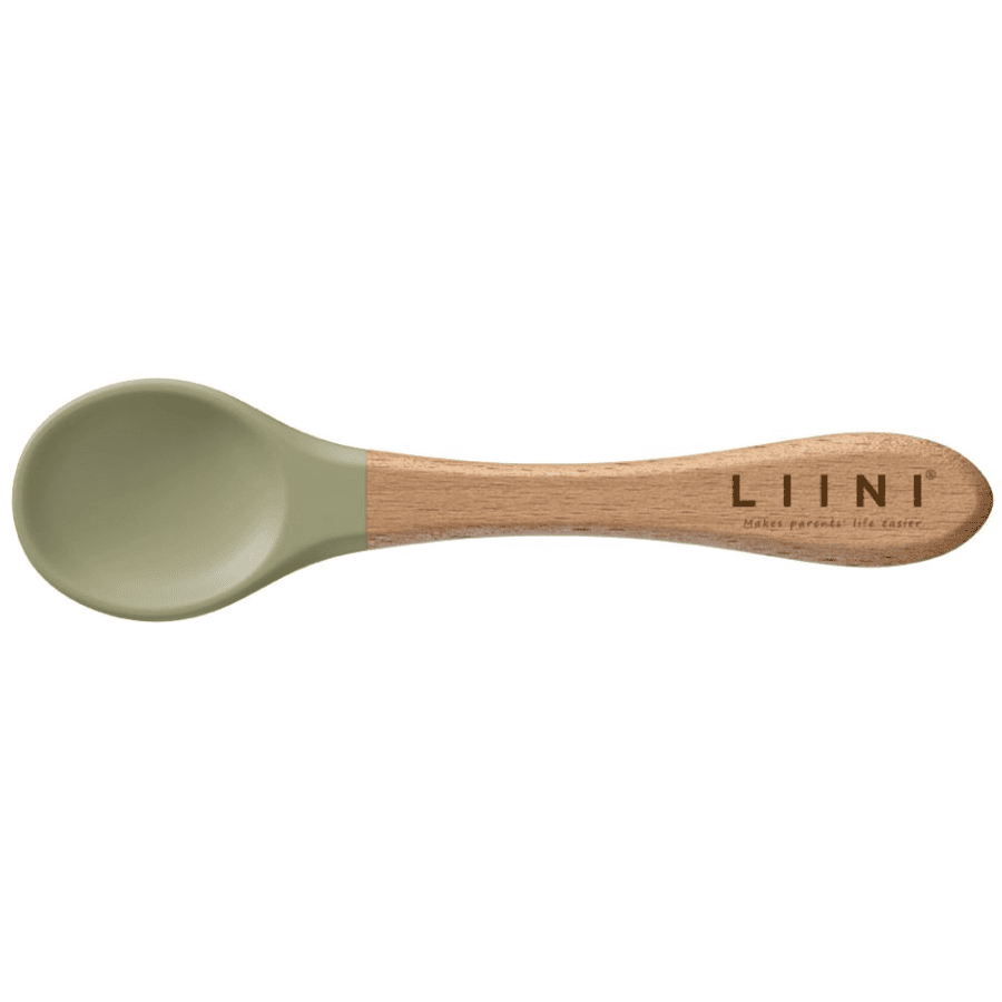 LIINI® Cuchara de madera para gachas, olive 