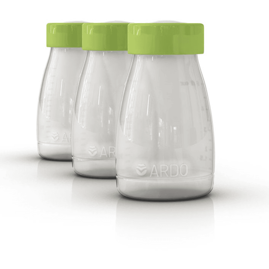 ARDO Muttermilchflaschenset 3 Stück 150 ml in weiß/grün