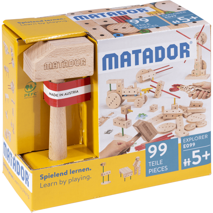 MATADOR® Explorer E099 Holz Konstruktionsbaukasten