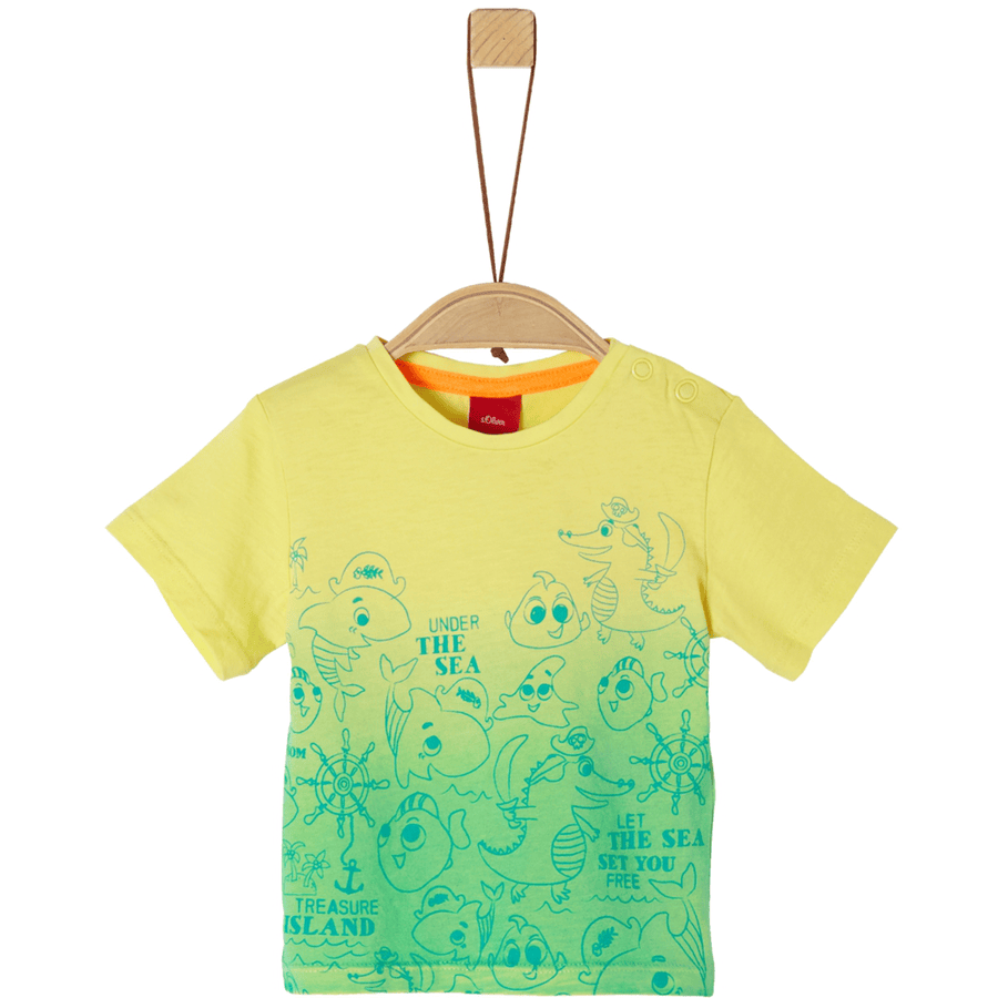 S. Oliver T-paita keltainen