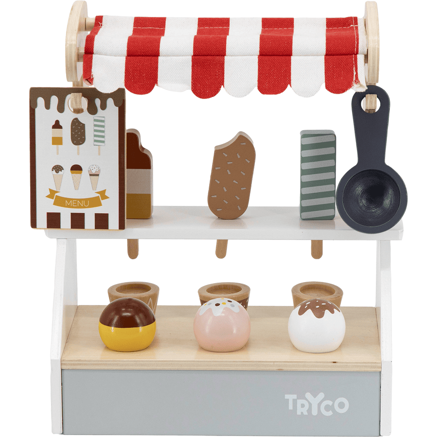 Tryco Carrello dei gelati in legno