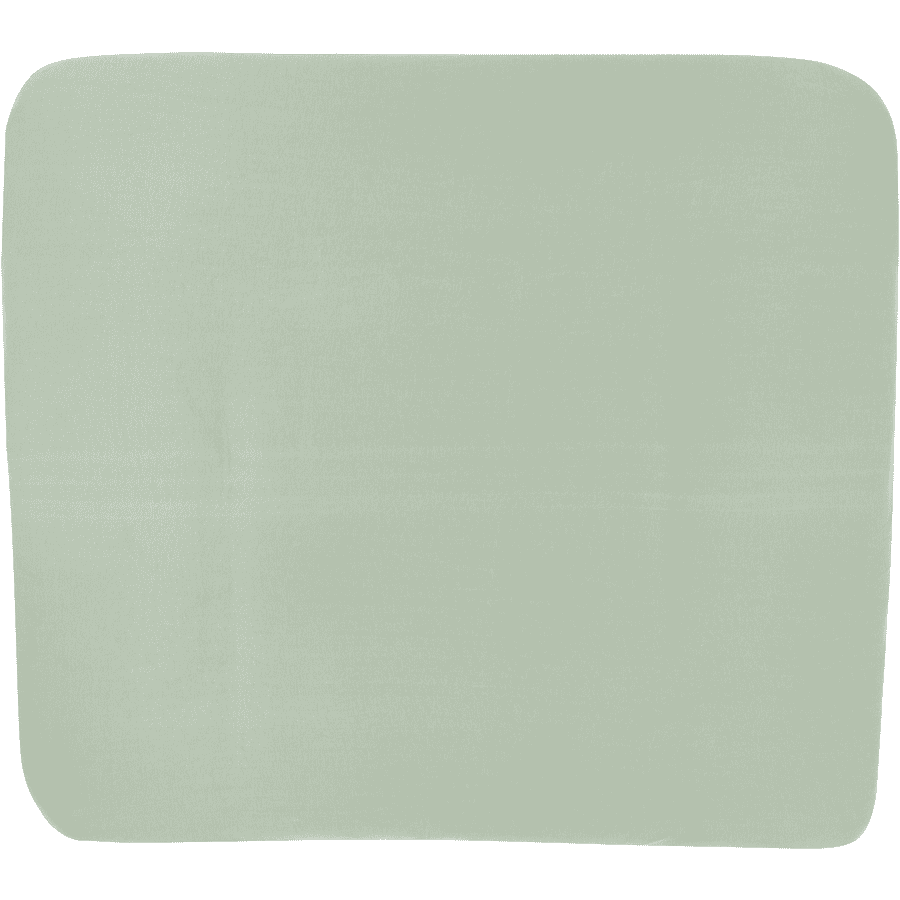 Meyco Funda para cambiador Basic Jersey Stone Green 75x85 cm