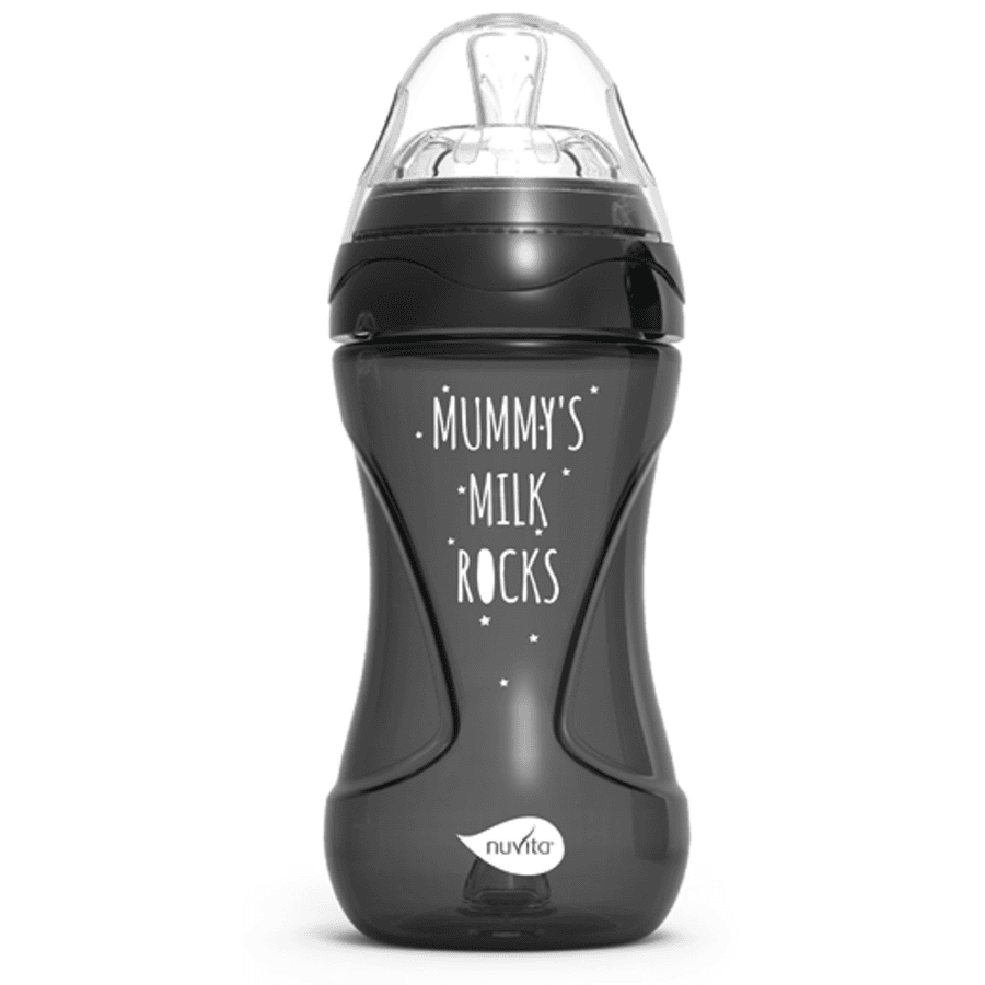 nuvita Babyflasche Anti - Kolik Mimic Cool! 250ml in schwarz






