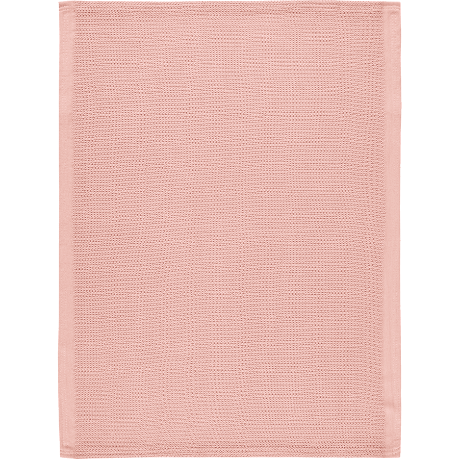 Alvi ® Pletená deka Piqué rosé