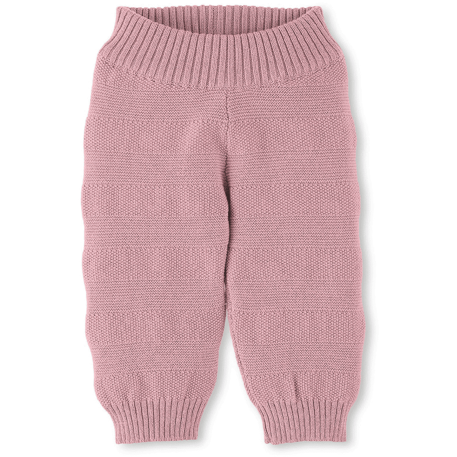 Sterntaler Pantalones de punto rosa