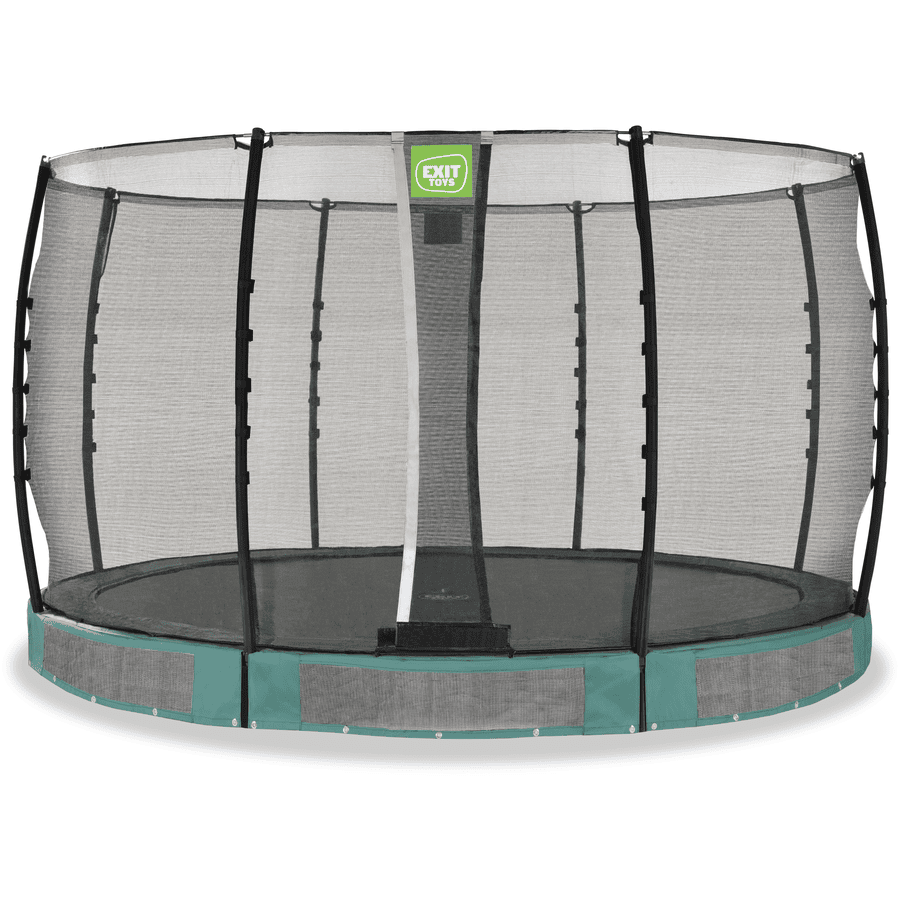 EXIT Allure Class ic ground trampolin ø366cm - grøn