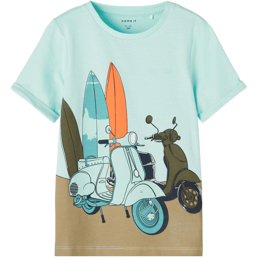 name it T-Shirt Nmmjohan Blu Tinta