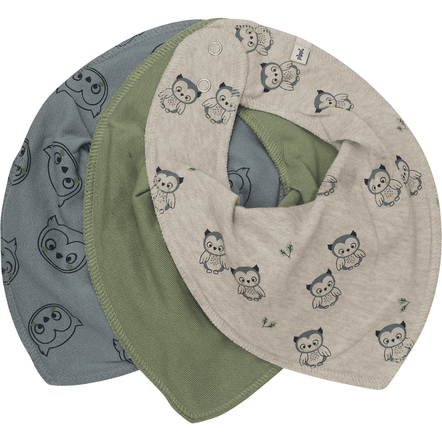 Pippi Bandana 3-pack piombo