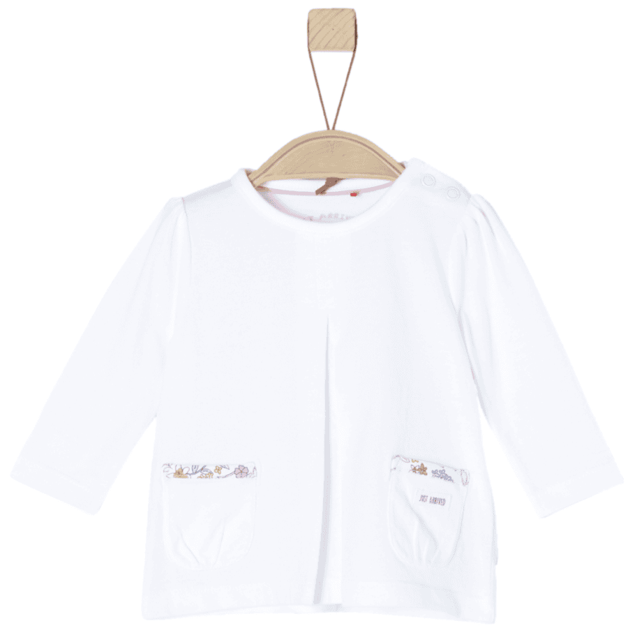 s.Oliver Langermet skjorte for jenter hvit