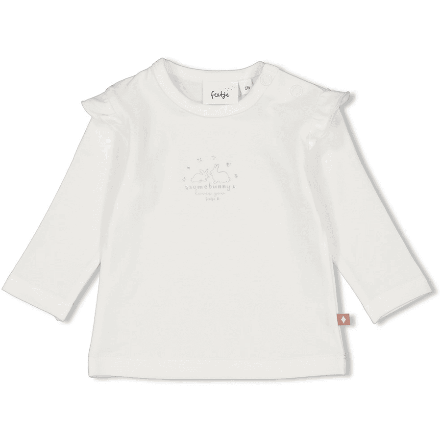 Feetje Little Shirt met lange mouwen Rosebud natuur