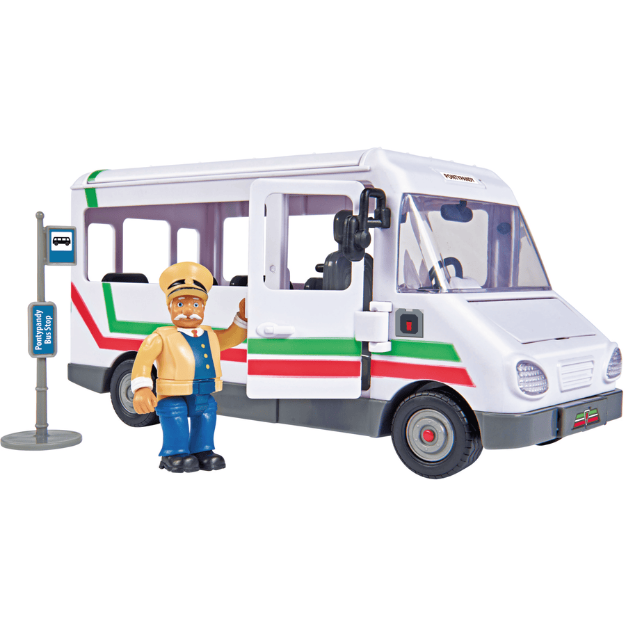 Simba Brandweerman Sam - Trevor's bus met figuur
