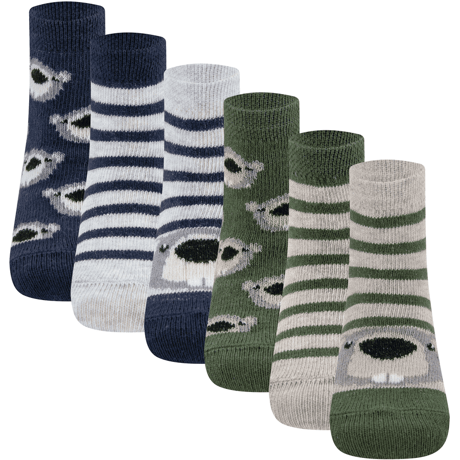 Ewers Lot de 6 chaussettes castor 