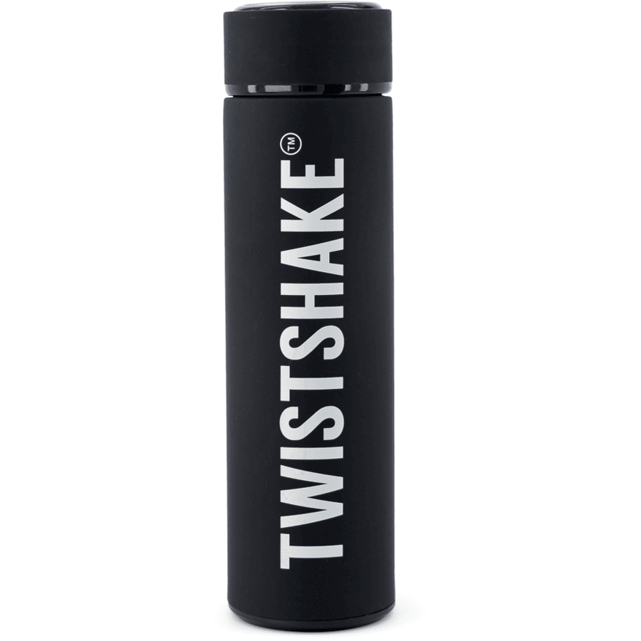 TWIST SHAKE  Termoflaske "Varm eller kold" 420 ml sort