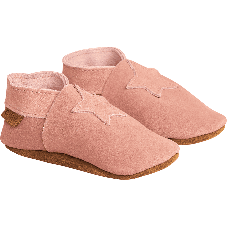 FIXONI Elastische Slipper Suede Old Rose 