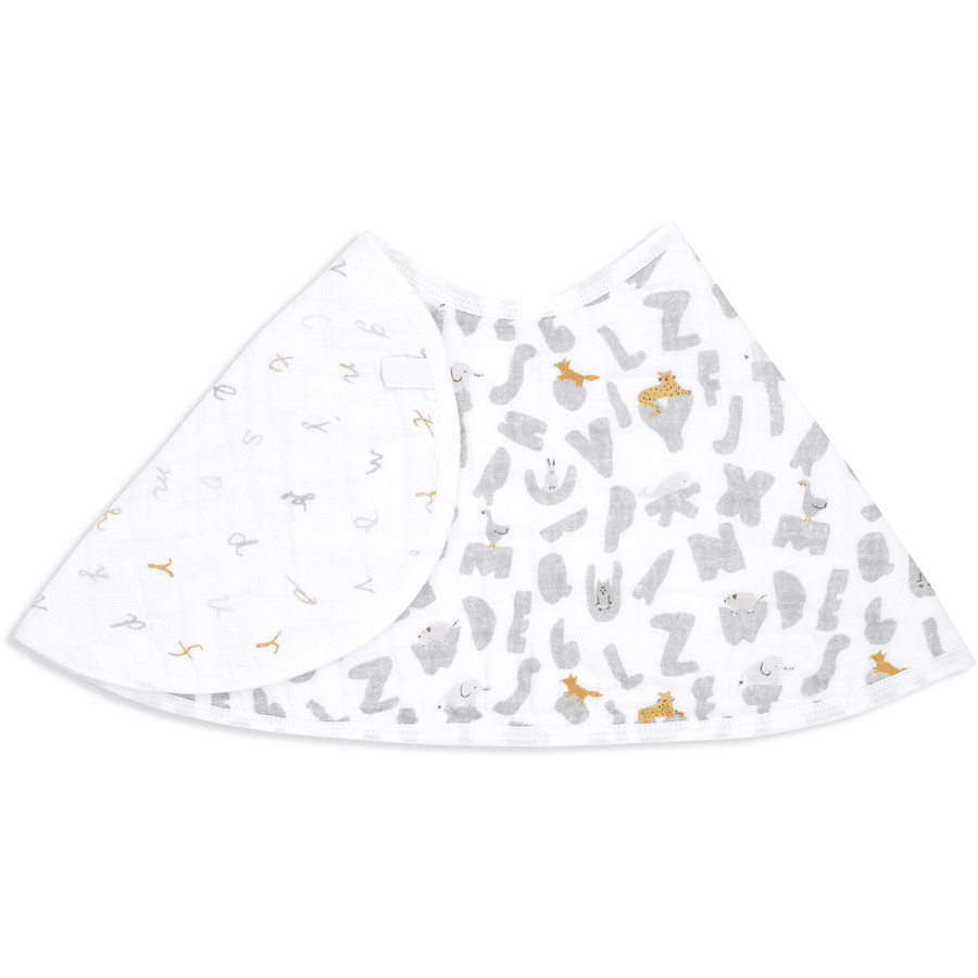 aden + anais™ essential s bomullsmuslin babysmekke alpha bet dyr