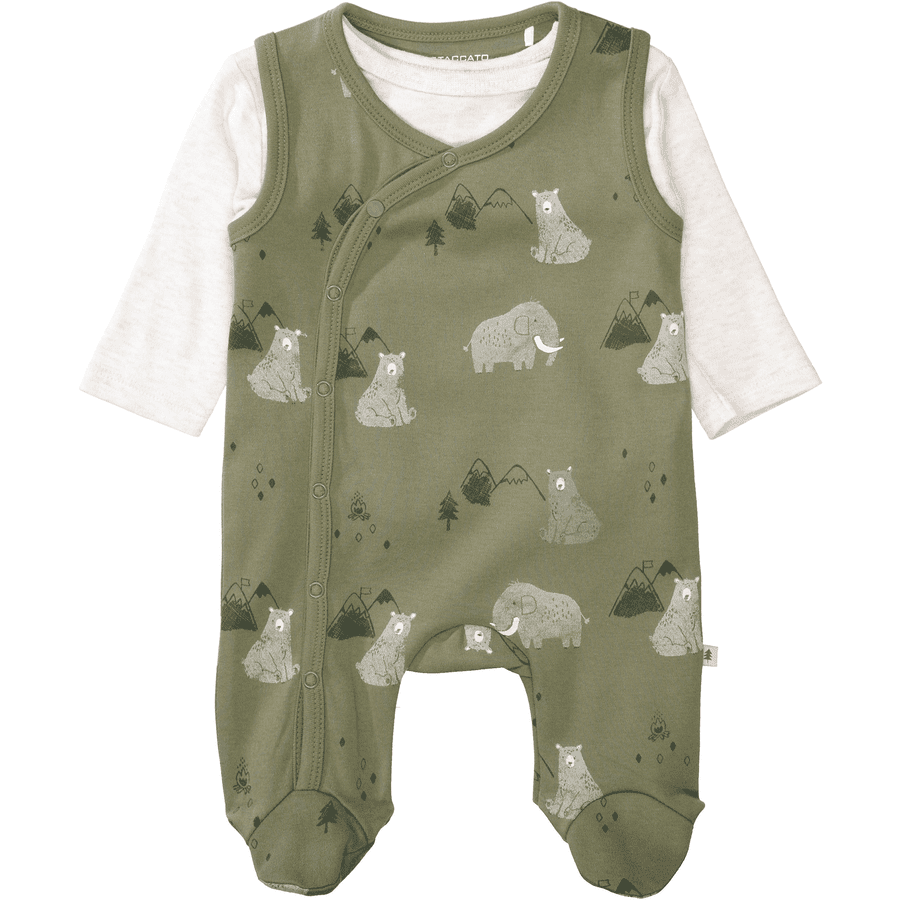 STACCATO forest Romper+shirt gedessineerd