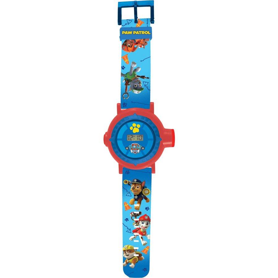 LEXIBOOK Paw Patrol Digital - Zegar projekcyjny z 20 obrazkami do wyświetlenia