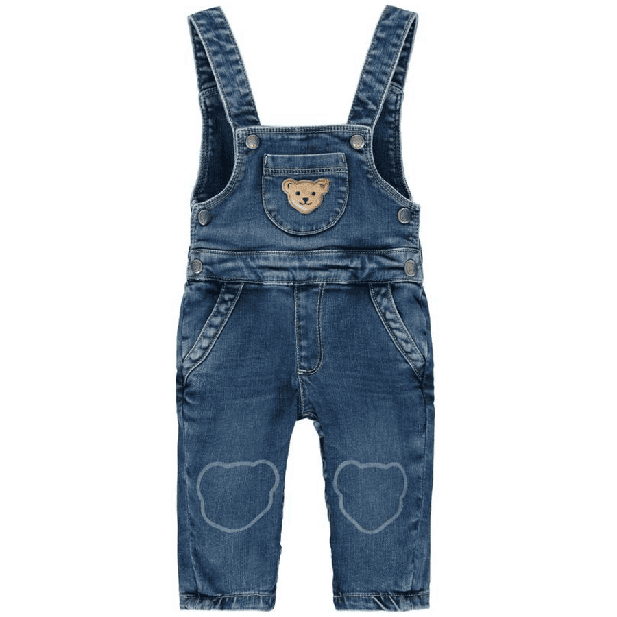 Steiff Denim dungarees, modrá džínovina 