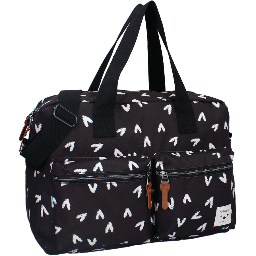 Kidzroom Wickeltasche care Kind at Heart Black