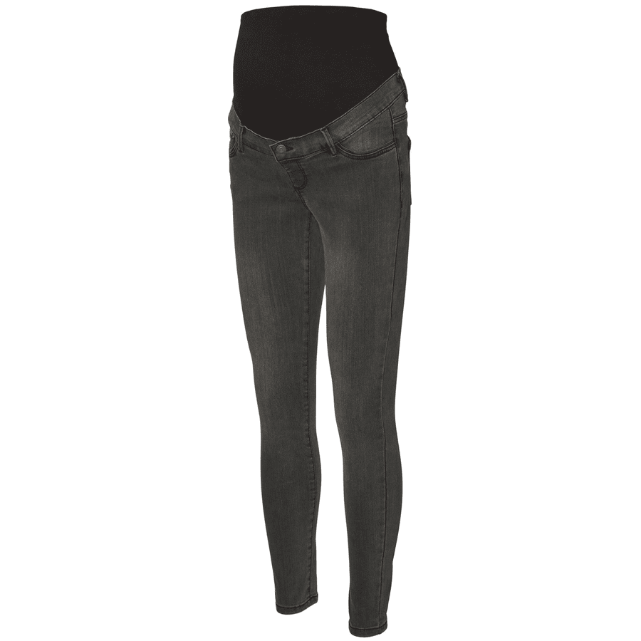 VERO MODA Zwangerschaps Jeans VMMTANYA Donkergrijs Denim