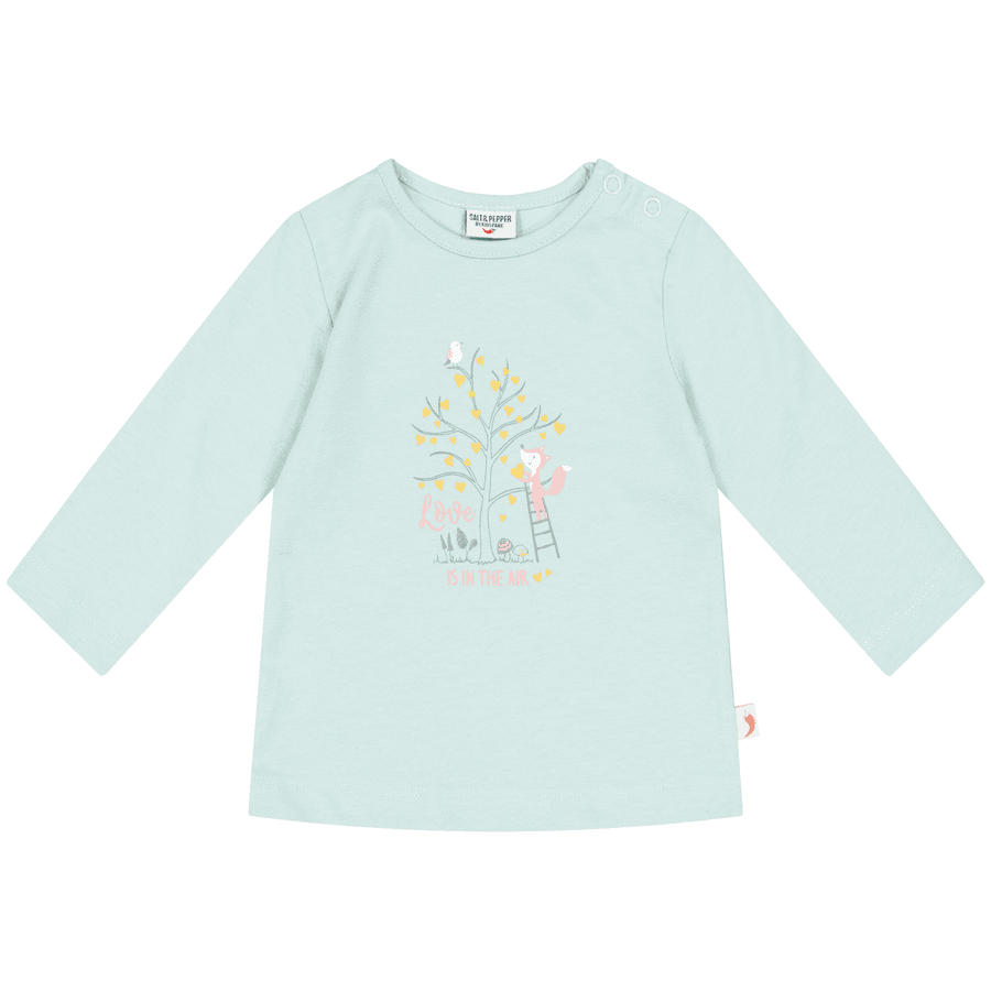 SALT AND PEPPER Langarmshirt Tree soft mint 