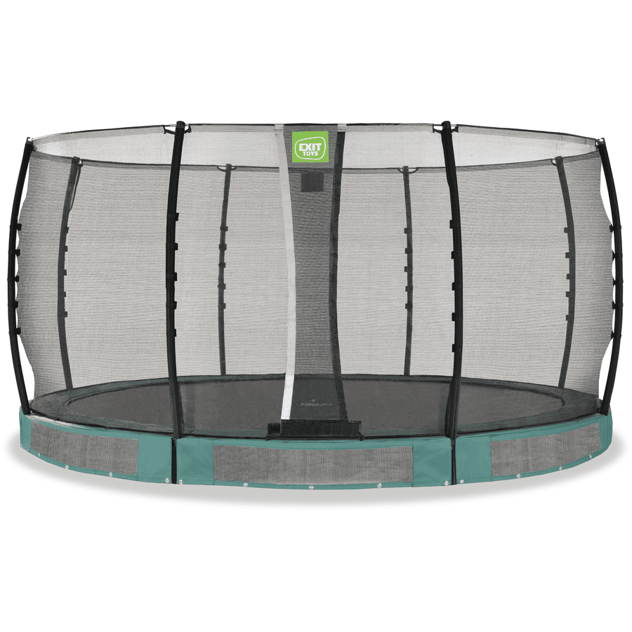 EXIT Allure Class ic ground trampolin ø 427cm - grøn