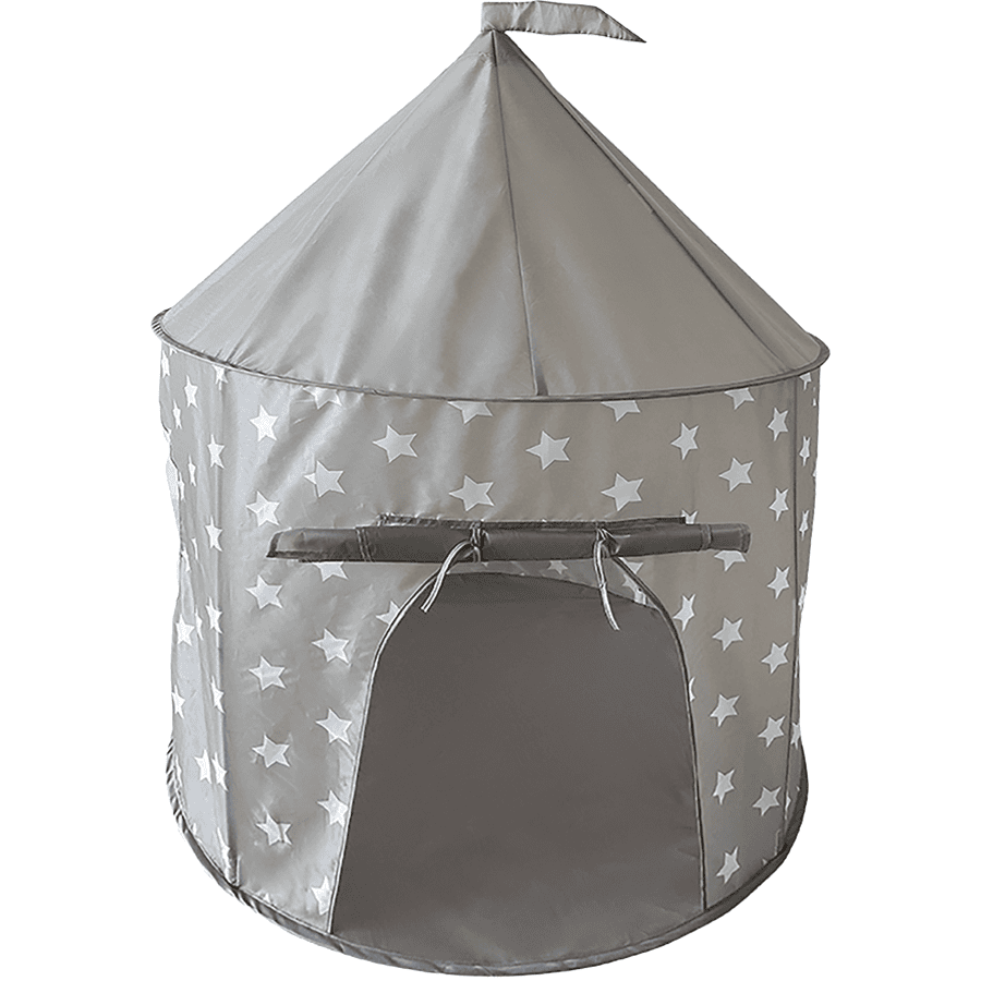 knorr® toys Tenda per bambini, Grigio white stars 