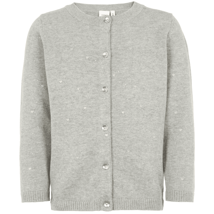 name it Girls Sweatjakke Folus grå melange 