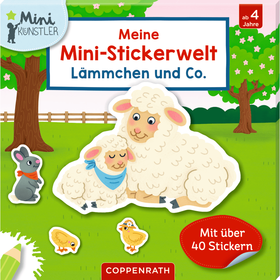 Coppenrath Meine Mini-Stickerwelt: Lämmchen und Co. - Mini-Künstler