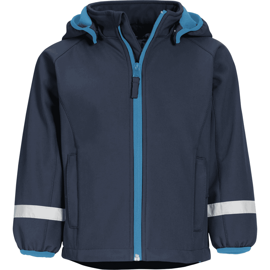 Playshoes Veste enfant softshell bleu marine 