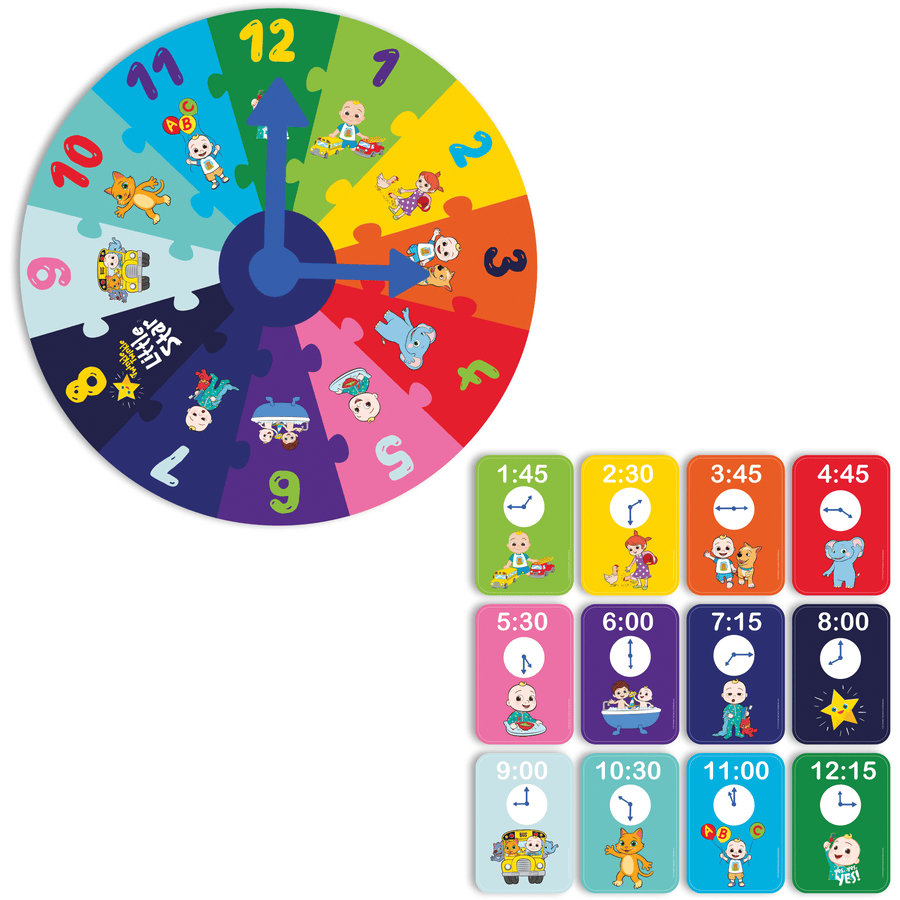 RMS Cocomelon Moje první hodiny Puzzle