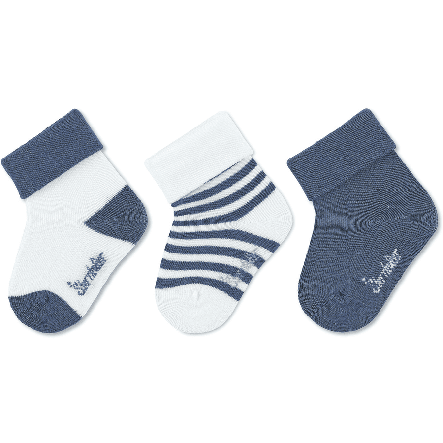 Sterntaler Baby-Socken 3er-Pack blau 