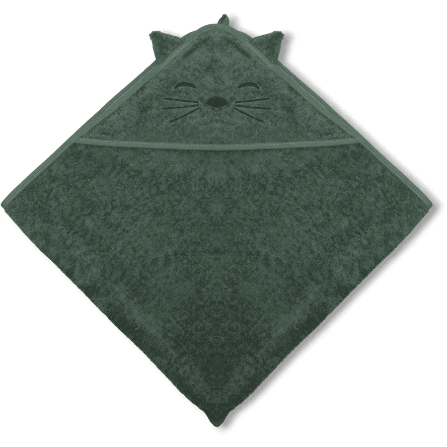 nuuroo Asciugamano con cappuccio Aki Tea Leaf 100 x 100 cm